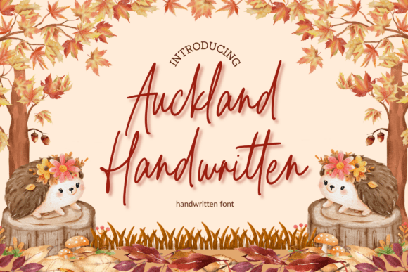 Auckland Handwritten: A Font with Flow and Personality
