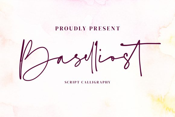 Baselliost Handwritten Script: Elegant Modern Typography
