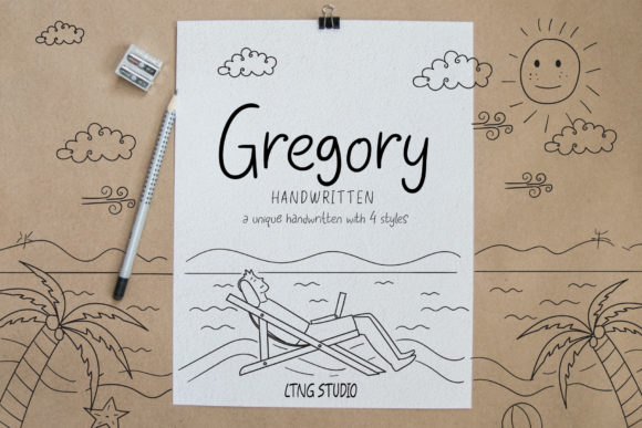 Gregory Handwritten: A Modern Font for Authentic Branding