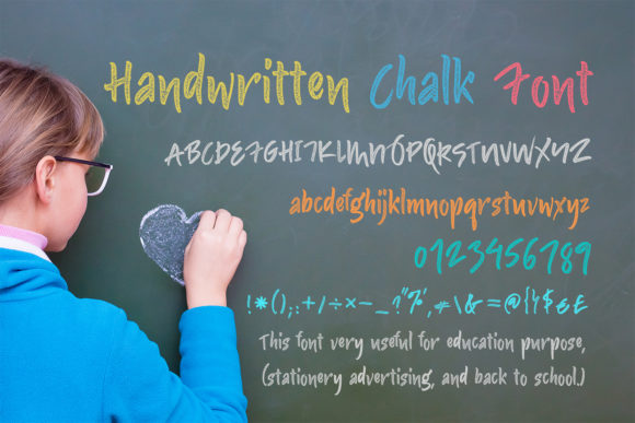Handwritten Chalk: Your Sweet and Colorful Design Ally