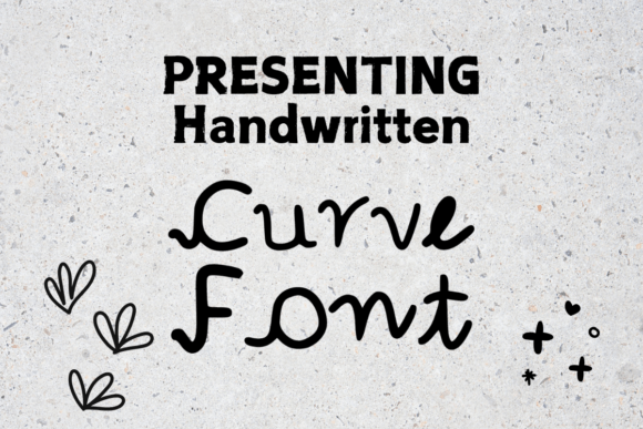 Handwritten Curve: A Playful Font with Real Character