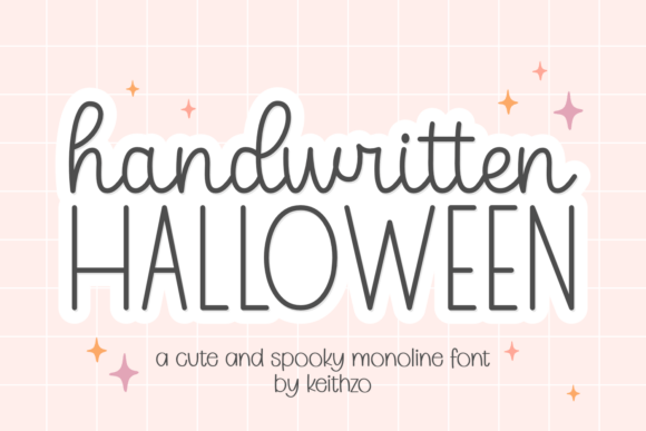 Handwritten Halloween: A Charming Script for Spooky Designs