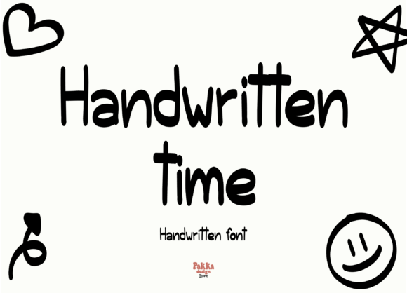 Handwritten Time: A Bold Marker Font for Creative Impact
