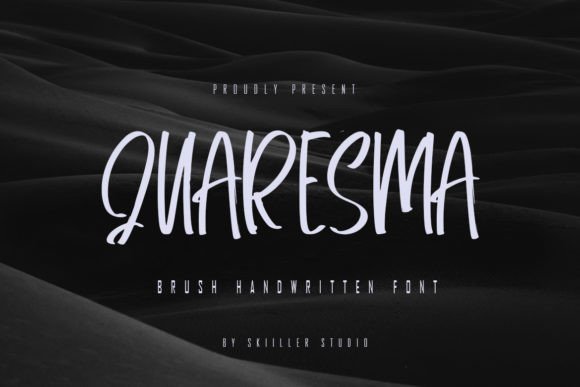 Quaresma: The Brush Handwritten Font with Natural Flow