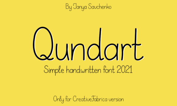 Qundart: A Handwritten Font That Feels Like a Personal Note