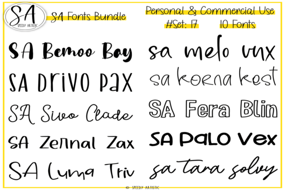 Script and Handwritten Bundle: 10 Fonts for Everyday Creation