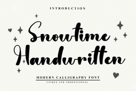 Snowtime Handwritten: Crafting a Cozy Winter Wonderland