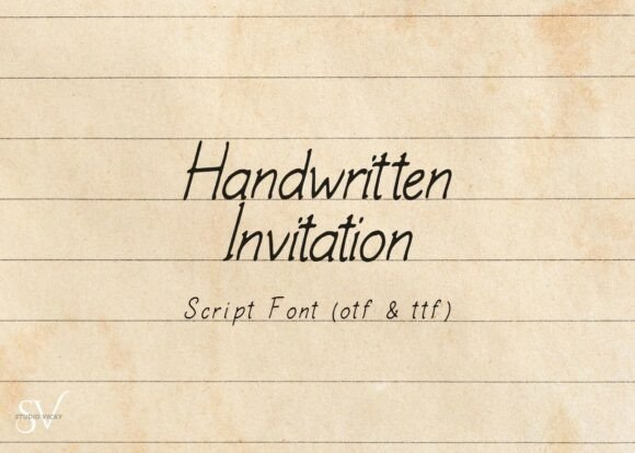 The Handwritten Invitation Script: Elegance with a Personal Touch