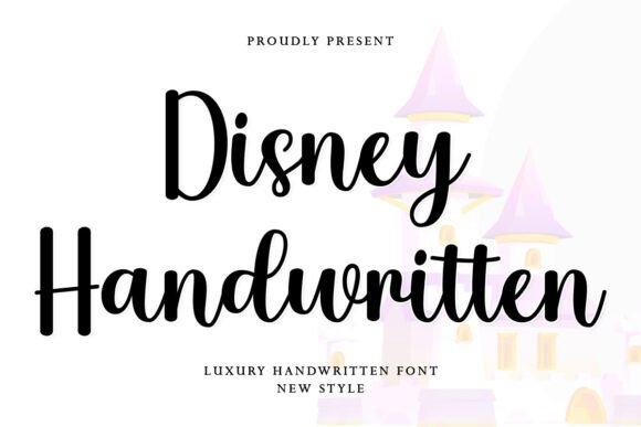 The Sweet & Cursive Style of Disney Handwritten