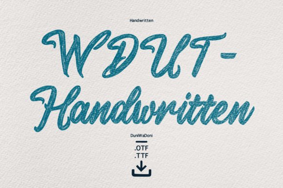 Wdut Handwritten: The Playful Brush Font for Creative Projects