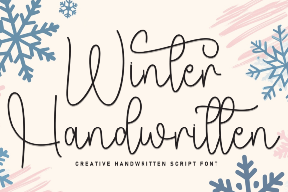 Winter Handwritten: A Warm, Joyful Font for Your Designs